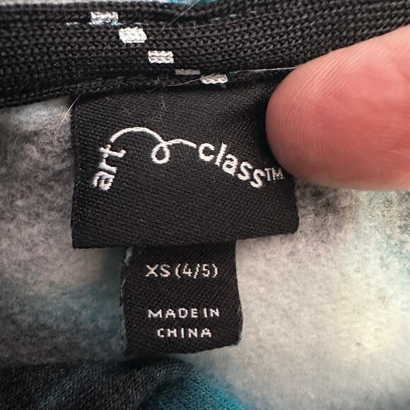 Outerwear Bundle of 4 Girls 4T Frogsuit Dress Sweater Hoodie Fleece Multicolor - Picture 15 of 16